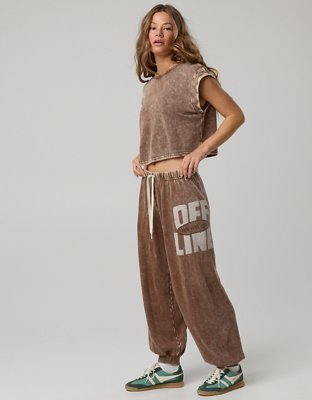 OFFLINE By Aerie Keep It 100 Terry Jogger
