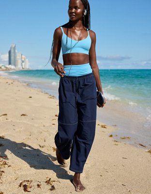 aere layered pants ブラック36 OFFLINE By Aerie Nice Moves Barrel Pant | OFFLINE