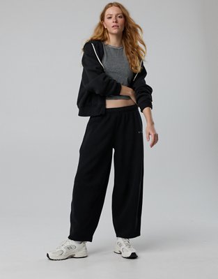 OFFLINE By Aerie Cloud Fleece Barrel Leg Pant