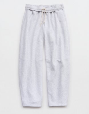 OFFLINE By Aerie Cloud Fleece Barrel Leg Pant
