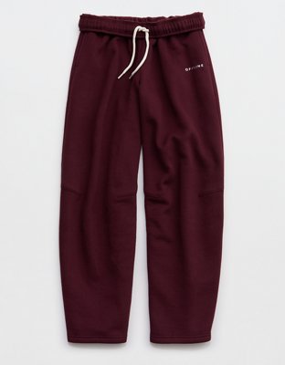 OFFLINE By Aerie Cloud Fleece Barrel Leg Pant