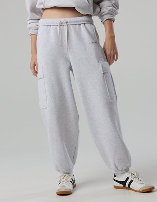 OFFLINE By Aerie Cloud Fleece Baggy Cargo Jogger