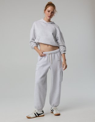 OFFLINE By Aerie Cloud Fleece Baggy Cargo Jogger