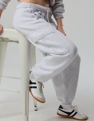 OFFLINE By Aerie Cloud Fleece Baggy Cargo Jogger