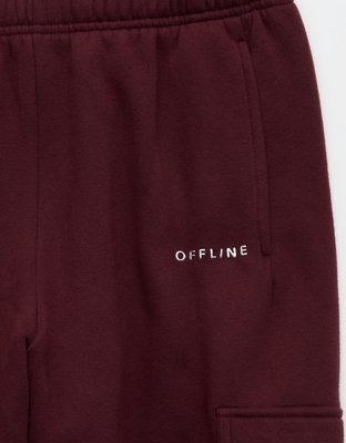 OFFLINE By Aerie Cloud Fleece Baggy Cargo Jogger