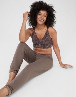 Женские брюки Aerie OFFLINE By Aerie OTT Fleece Full Length Jogger — фото 2
