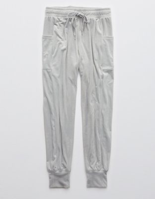 Женские брюки Aerie OFFLINE After Party Velour Jogger — фото 4
