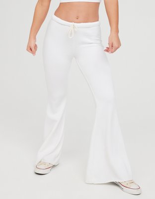 Shop OFFLINE By Aerie OTT Fleece Super Flare Pant online