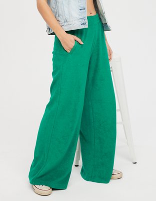 OFFLINE By Aerie Summer Lights Terry Wide Leg Pant