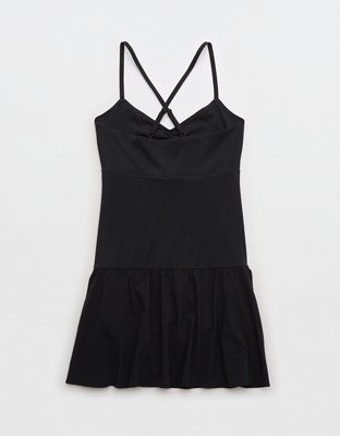 black mini dress with boots Empowered Me Mini Dress main image 0