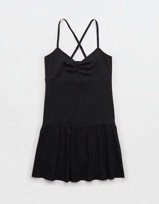OFFLINE By Aerie Real Me Ruched Exercise Dress