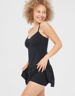 OFFLINE By Aerie Real Me Ruched Exercise Dress