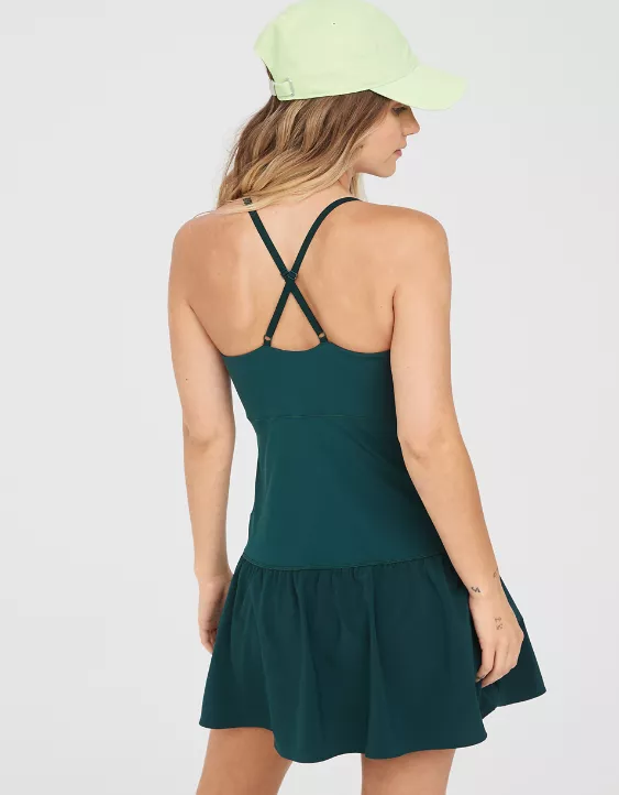 OFFLINE By Aerie Real Me Ruched Exercise Dress