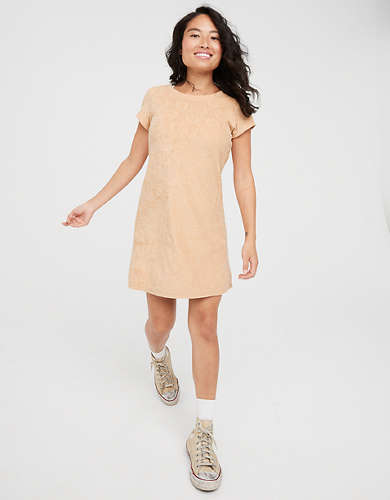 OFFLINE By Aerie Summer Lights Terry Smiley® Dress