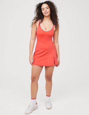 Summer Outfit Idea: Athleisure in the OFFLINE By Aerie Nylon Pleated Exercise  Dress - From Nubiana, With Love
