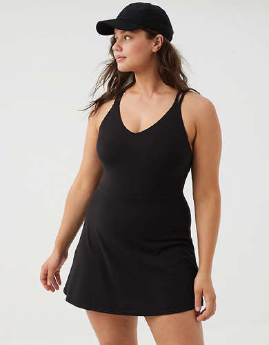 OFFLINE By Aerie Real Me Xtra Macrame Dress