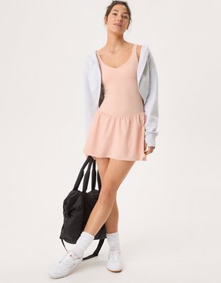 OFFLINE By Aerie Real Me Low Key Plié Dress