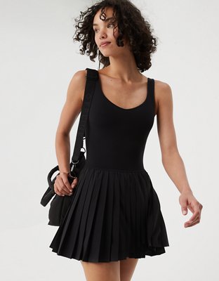 OFFLINE By Aerie Tiebreaker Pleated Dress