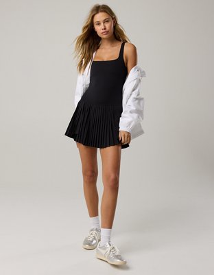 aerie offline dress with shorts OFFLINE By Aerie Real Me Hold Up! Strappy Dress