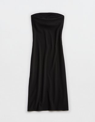 Robe tube mi-longue Sortie en soirée rayée côtelée OFFLINE d’Aerie