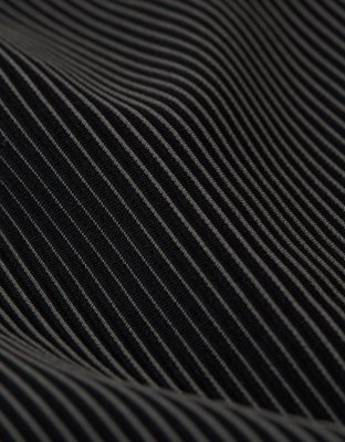 OFFLINE By Aerie Stripe Rib Night Out Midi Tube Dress