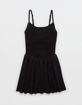 OFFLINE By Aerie Real Me Smocked Flowy Dress