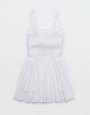 OFFLINE By Aerie Real Me Smocked Flowy Dress