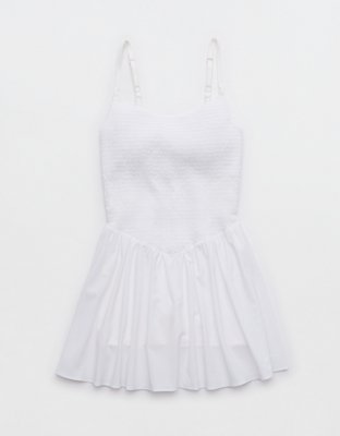OFFLINE By Aerie Real Me Smocked Flowy Dress