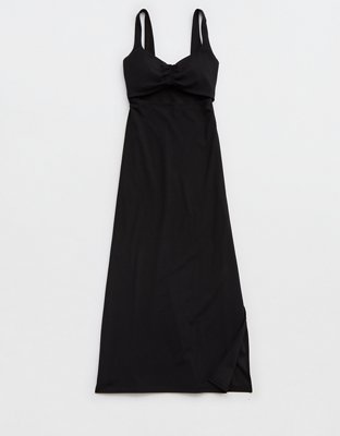 OFFLINE By Aerie Real Me XTRA Night Out Keyhole Midi Dress