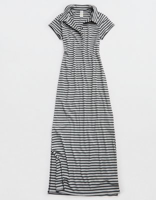 OFFLINE By Aerie Thumbs Up Heavyweight Polo Maxi Dress