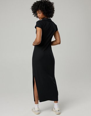 OFFLINE By Aerie Thumbs Up Heavyweight Polo Maxi Dress