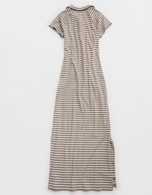 OFFLINE By Aerie Thumbs Up Heavyweight Polo Maxi Dress