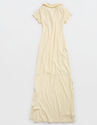 OFFLINE By Aerie Thumbs Up Heavyweight Polo Maxi Dress