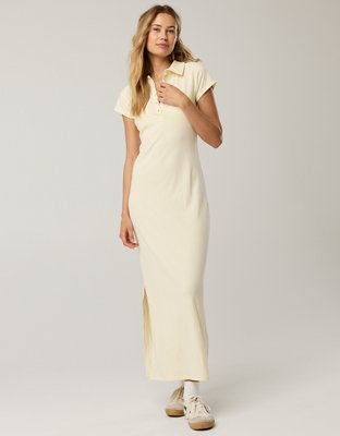 aerie real soft stretch bodycon maxi dress Aerie Real Soft Stretch Bodycon Maxi Dress