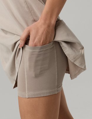 OFFLINE By Aerie OG Cotton Racerback Mini Dress