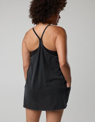 black racerback mini dress Likely Moore Racerback Black Mini Dress Size 2