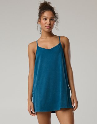 OFFLINE By Aerie OG Cotton Racerback Mini Dress