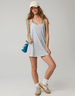OFFLINE By Aerie OG Cotton Racerback Mini Dress