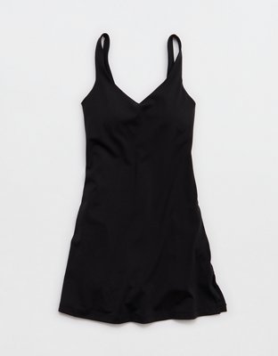 OFFLINE By Aerie Real Me Low Key Mini Dress Women's True Black M