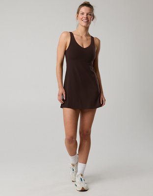 aerie offline dress with shorts OFFLINE By Aerie Real Me Low Key Mini Dress