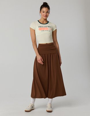OFFLINE By Aerie Real Me Convertible Maxi Dress Women's Universe S