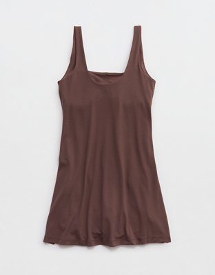 OFFLINE By Aerie Real Me Square Neck Mini Dress