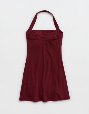 OFFLINE By Aerie Real Me Halter Mini Dress