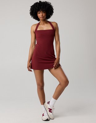 OFFLINE By Aerie Real Me Halter Mini Dress