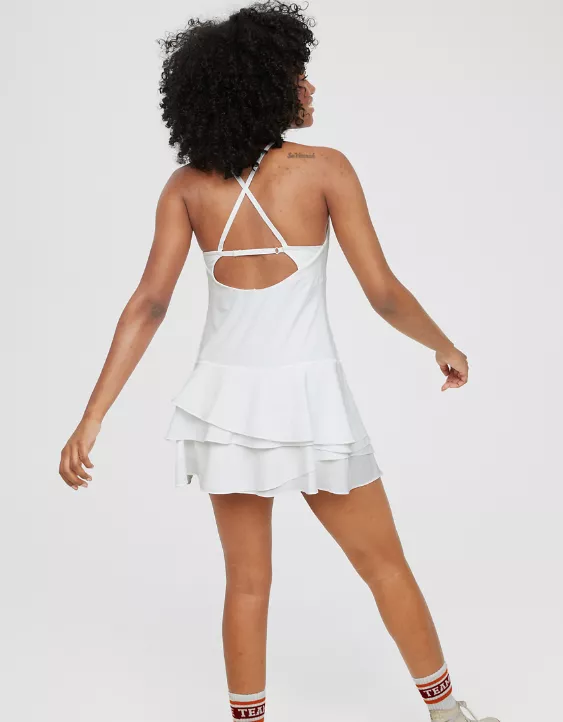 OFFLINE By Aerie Maggie Ruffle Exercise Dress