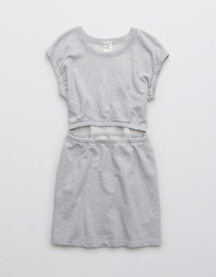 OFFLINE By Aerie Weekend Fleece Cut Out Dress