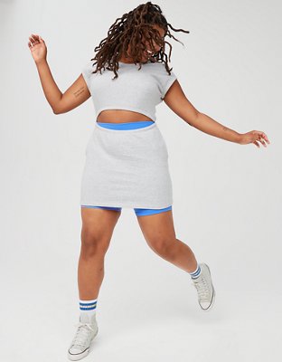 OFFLINE By Aerie Weekend Fleece Cut Out Dress