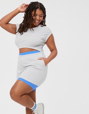 OFFLINE By Aerie Weekend Fleece Cut Out Dress