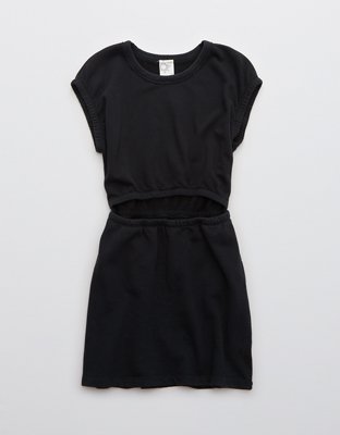 OFFLINE By Aerie Weekend Fleece Cut Out Dress