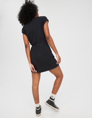 OFFLINE By Aerie Weekend Fleece Cut Out Dress